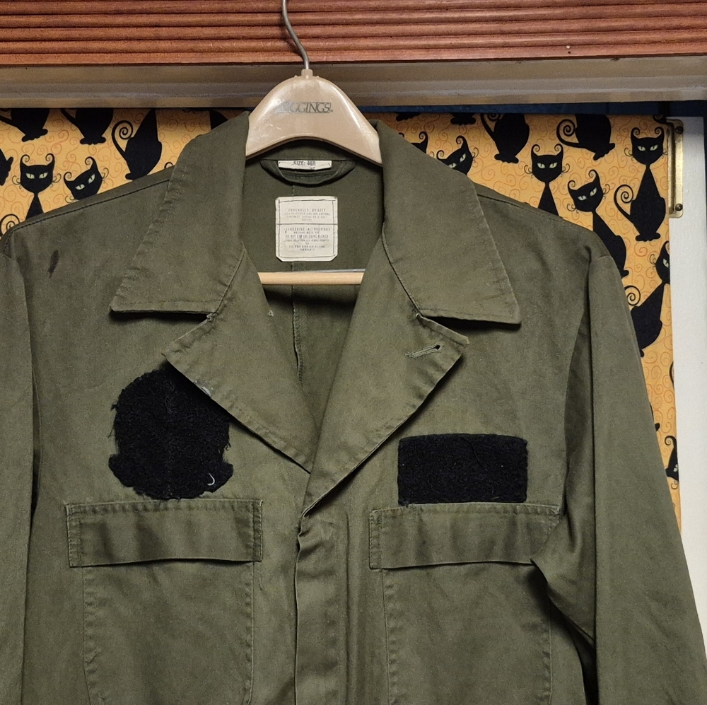 Vintage Oluve Green Military Surplus Flightsuit 1999